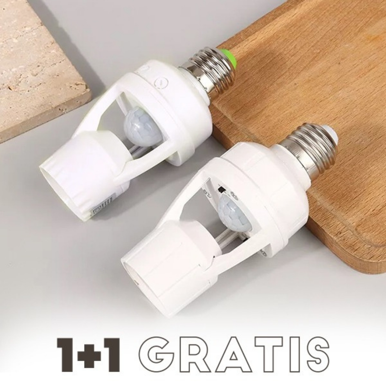 Bulb, objímka s pohybovým senzorem (1+1 ZDARMA) - Image 1