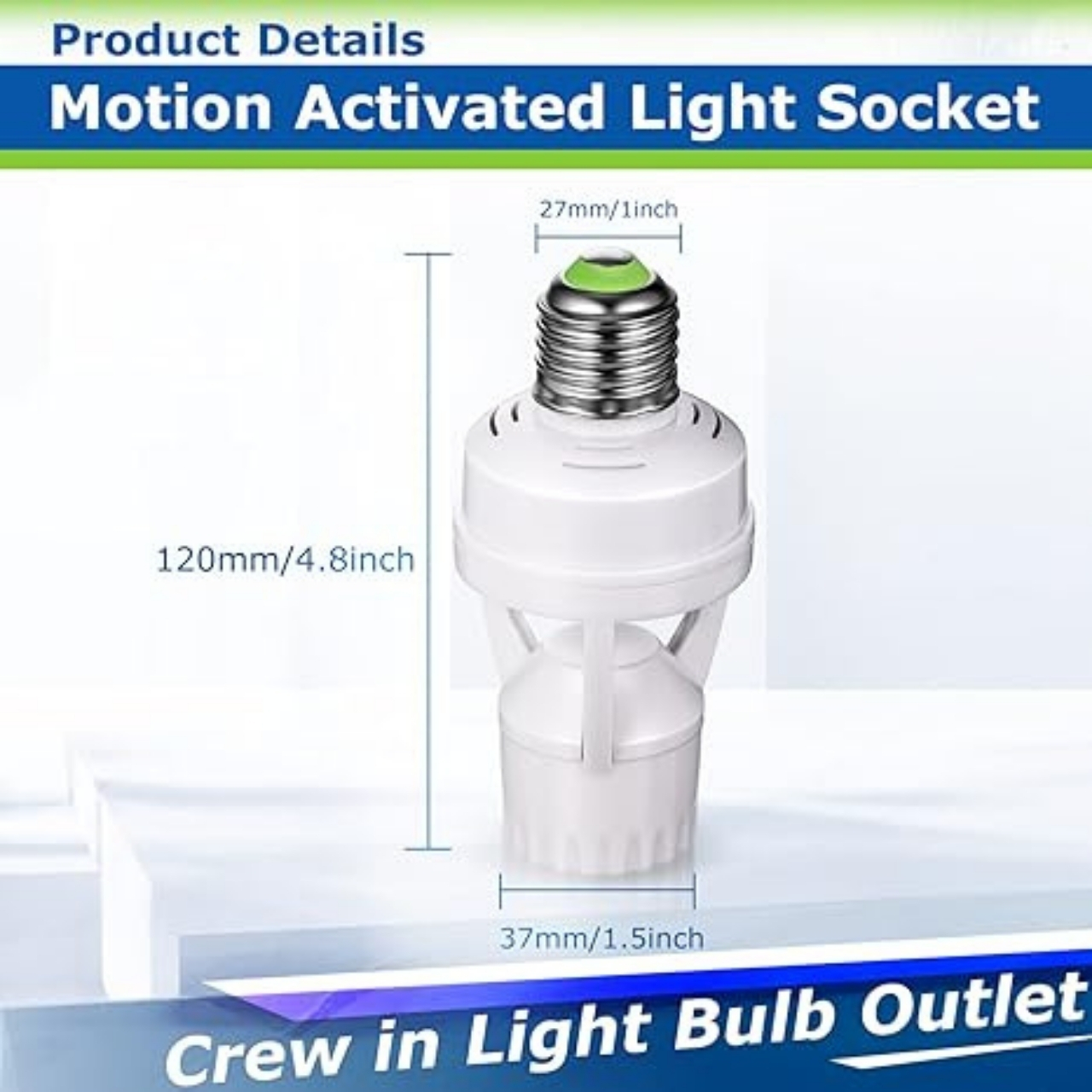 Bulb, objímka s pohybovým senzorem (1+1 ZDARMA) - Image 7