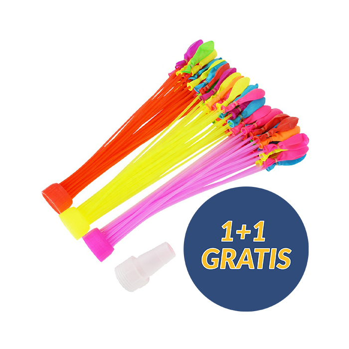 WaterBallons, 111-dílná sada vodních balónů + 1 ​​sada ZDARMA - Image 1