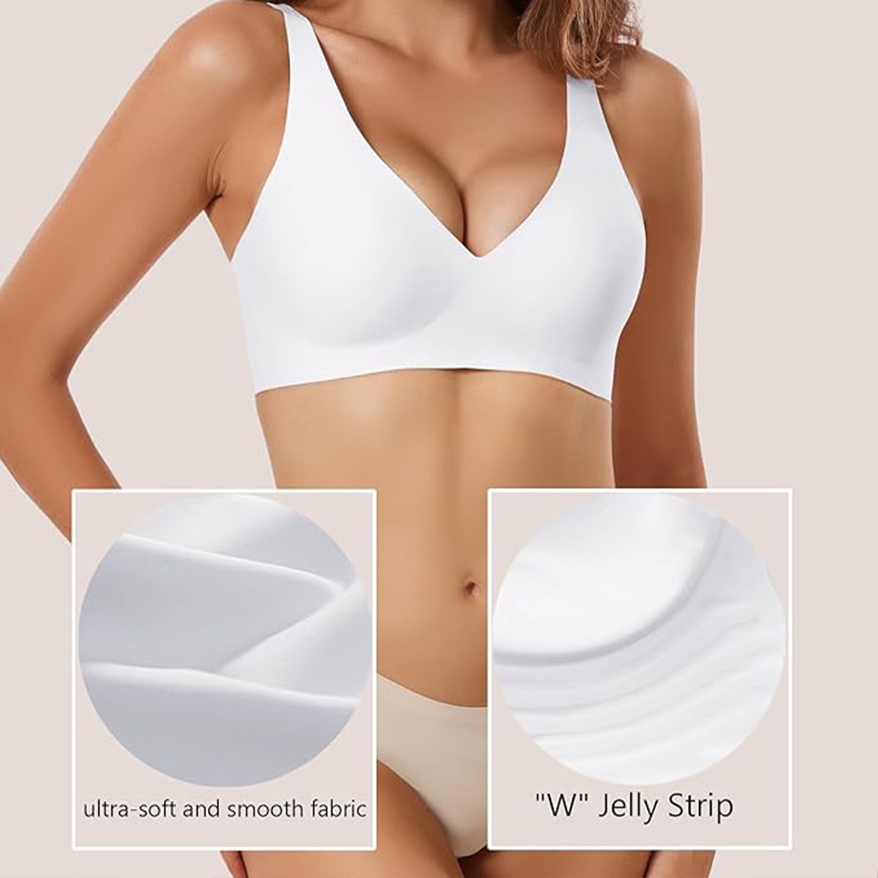 BellaBra, bezešvý push-up podprsenka - Image 2