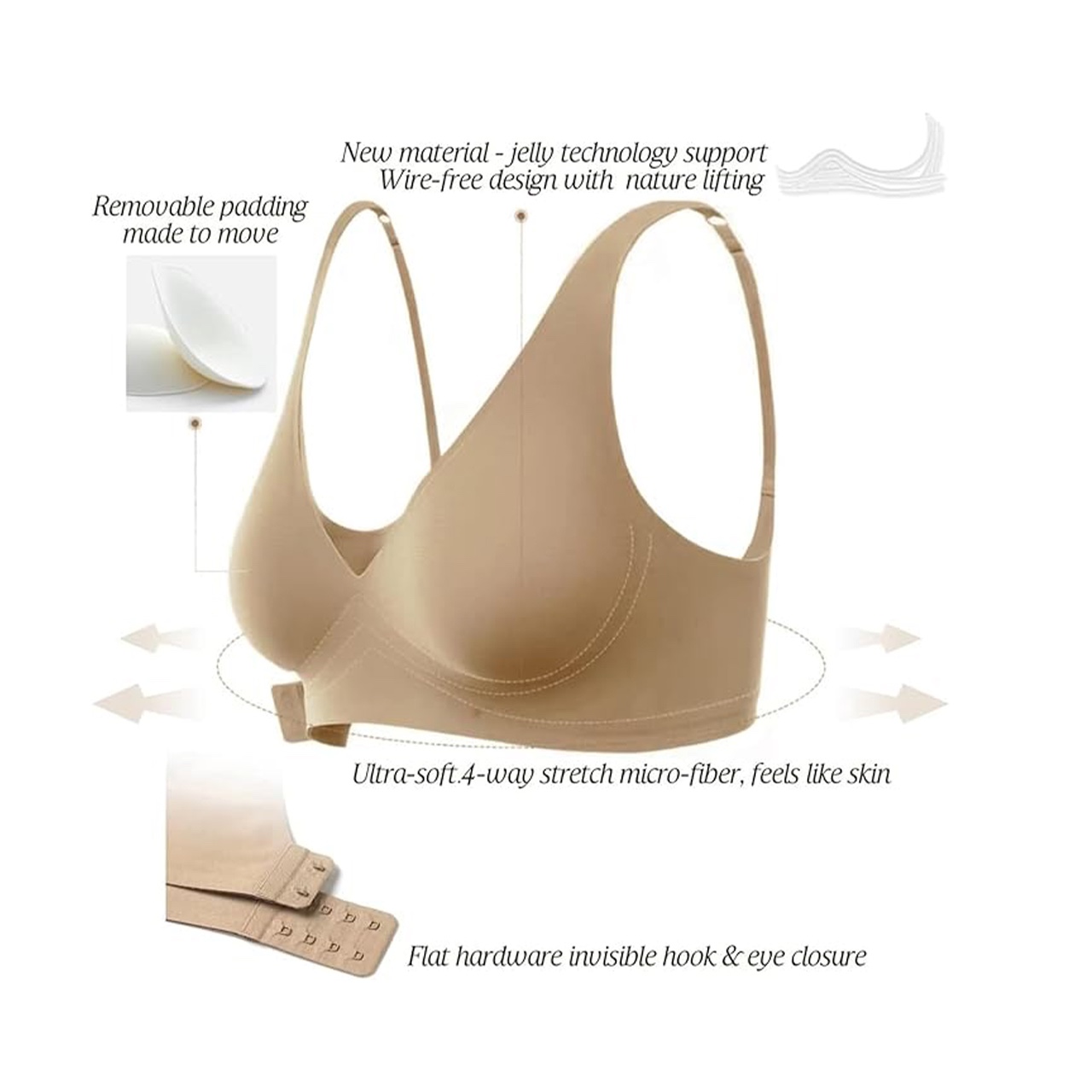 BellaBra, bezešvý push-up podprsenka - Image 10