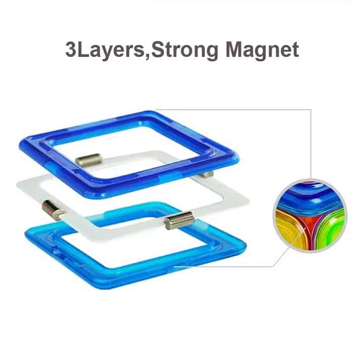 ConstructBlocks, sada 50 magnetických dlaždic pro tvoření - Image 4