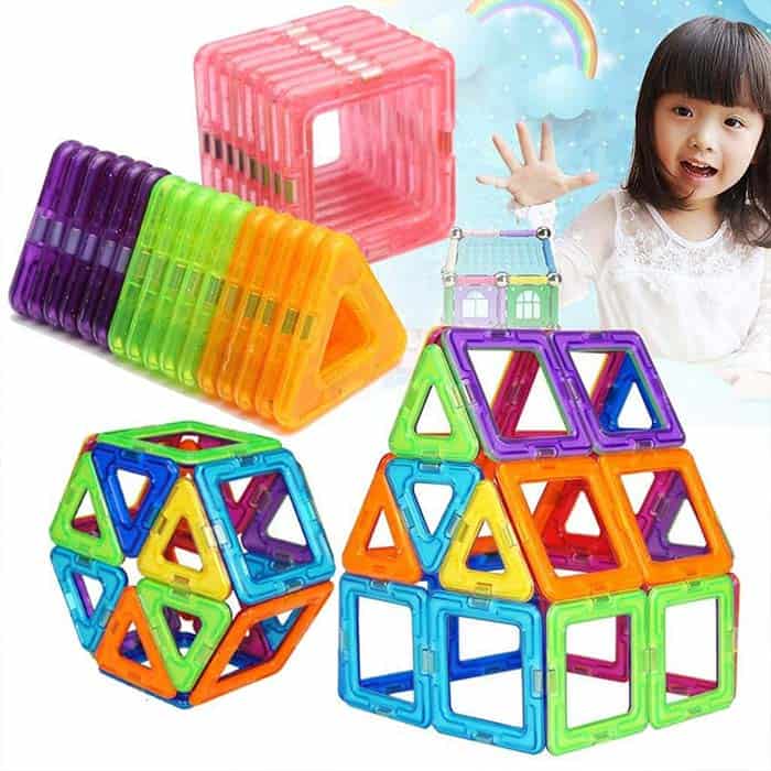 ConstructBlocks, sada 50 magnetických dlaždic pro tvoření - Image 8