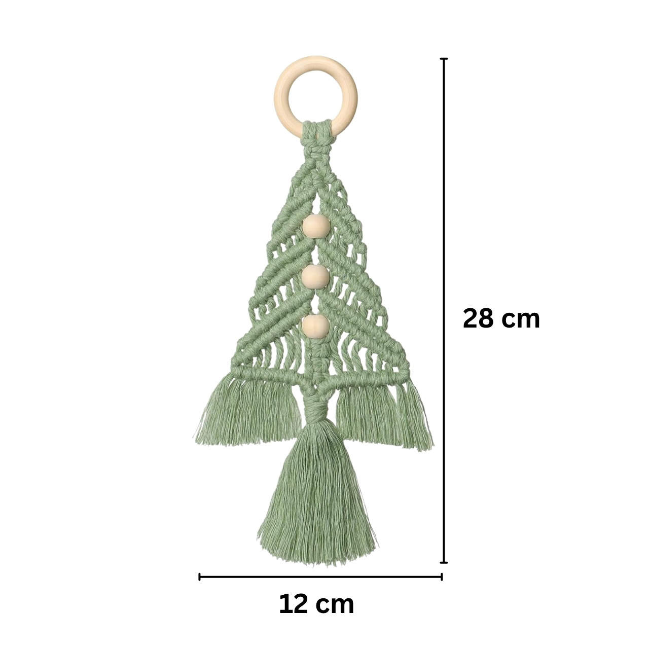 CraftKit, vánoční sada na výrobu makramé ozdob - Image 3