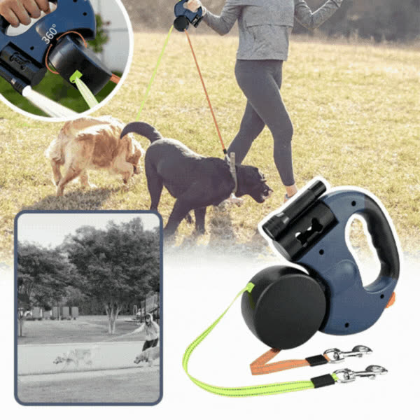 DDR-TST, Dvojitý vodítko pro psy FlexiPaws - video
