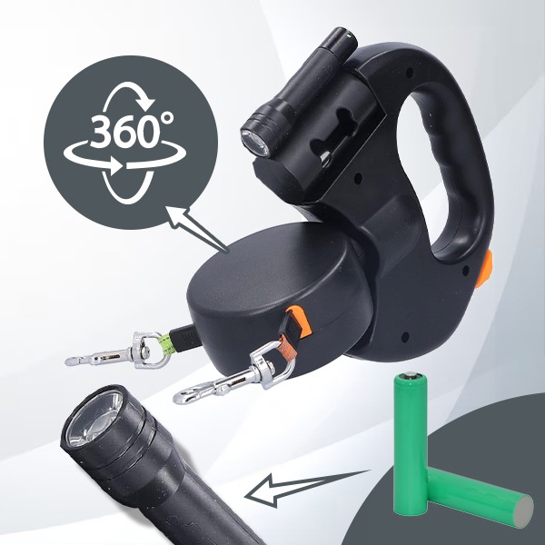 DDR-TST, Dvojitý vodítko pro psy FlexiPaws - Image 11