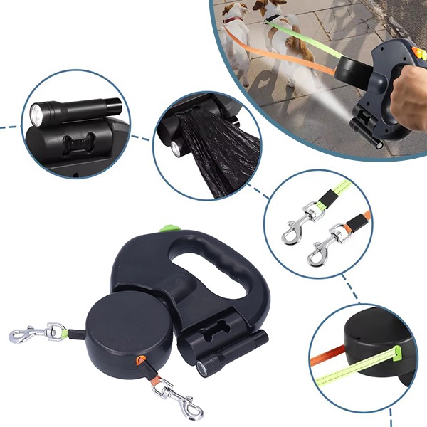 DDR-TST, Dvojitý vodítko pro psy FlexiPaws - Image 12