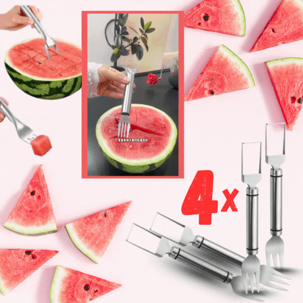 Vidlička na krájení melounu, FruitFork - video