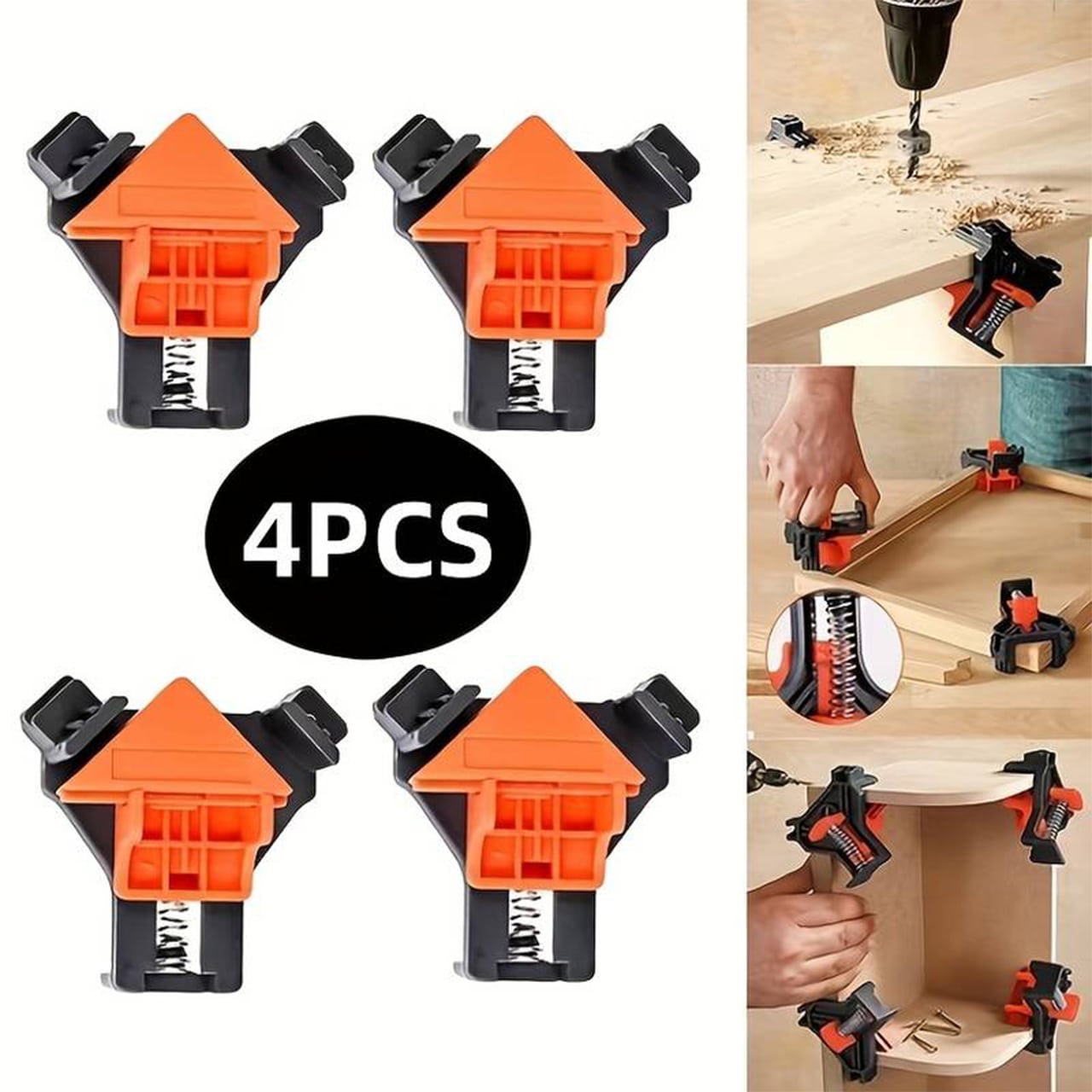 FixClamps, nástroj na spojování dřeva pod úhlem 90 stupňů (4 kusy) - Image 9