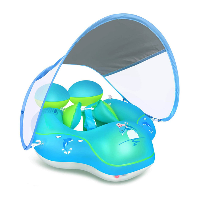 FloatyBaby, plavecký kruh pro miminka a batolata s přístřeškem - Image 1
