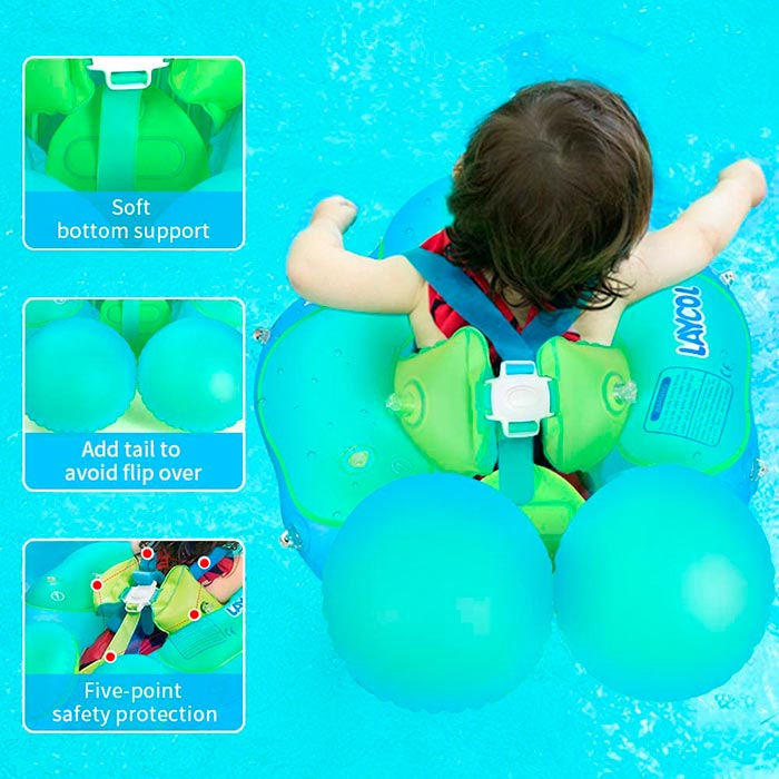 FloatyBaby, plavecký kruh pro miminka a batolata s přístřeškem - Image 7