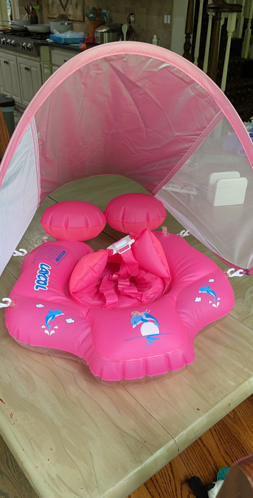 FloatyBaby, plavecký kruh pro miminka a batolata s přístřeškem - Image 10
