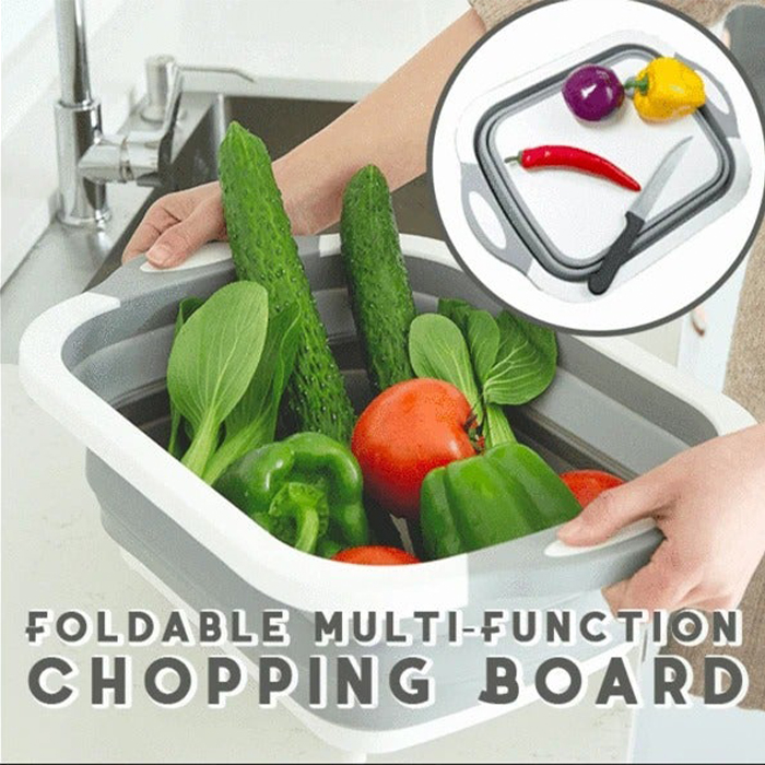 FoldableStrainer, multifunkční sítko, skladovací nádoba a prkénko na krájení v jednom - Image 7