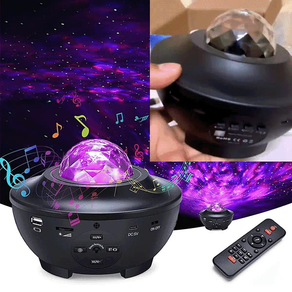 GALAXLMP, Projektor hvězdné galaxie - video