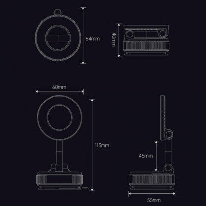 GRIPTACK, Víceúčelový magnetický auto držák GripMount - Image 2