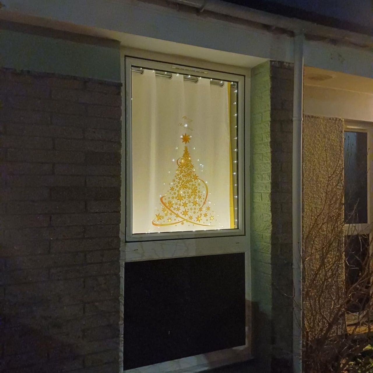 GoldenTree, vánoční okenní samolepky ve zlaté barvě (2 ks) - Image 6