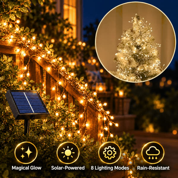 LED vánoční světelný řetěz, LedCrackfire - video