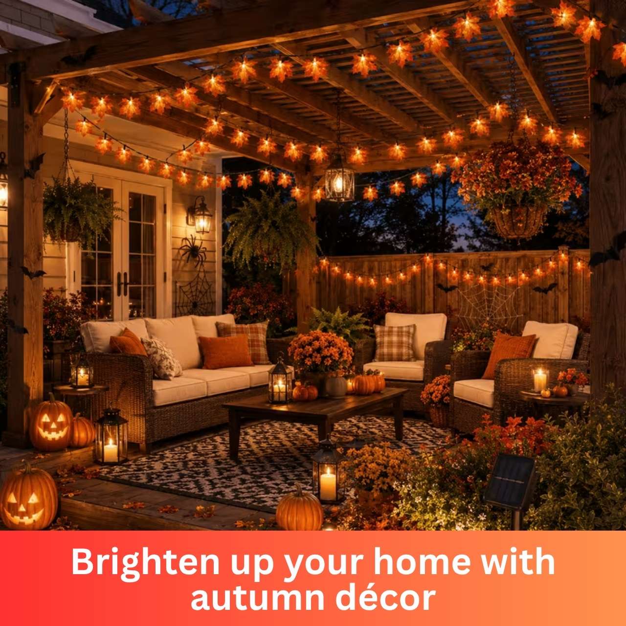 Solární LED světelný řetěz s podzimními listy, MapleLeaf - Image 8