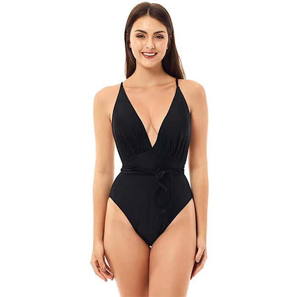 Monokini, jednodílné podšité plavky bez vycpávek, které se dají nosit na několik způsobů - Image 2