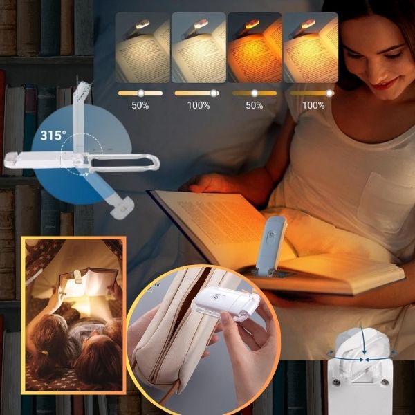 NIGHTREADER, Čtecí lampa pro knihomoly - Image 6