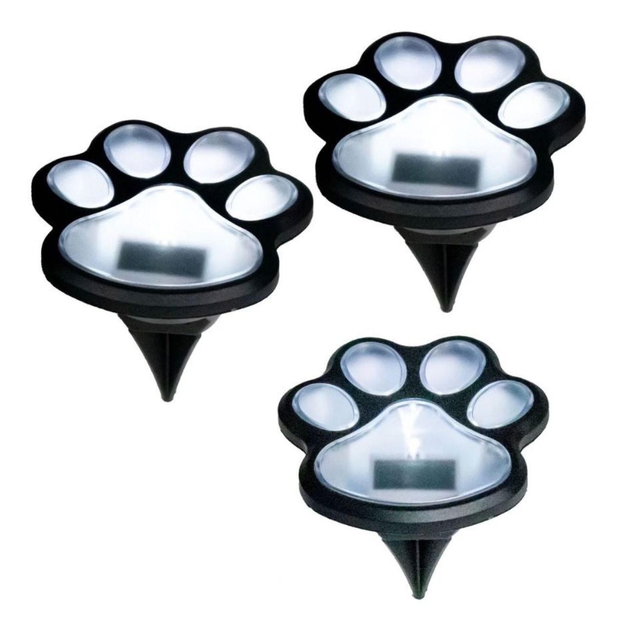 Solární LED světla ve tvaru tlapek, Paws - Image 4