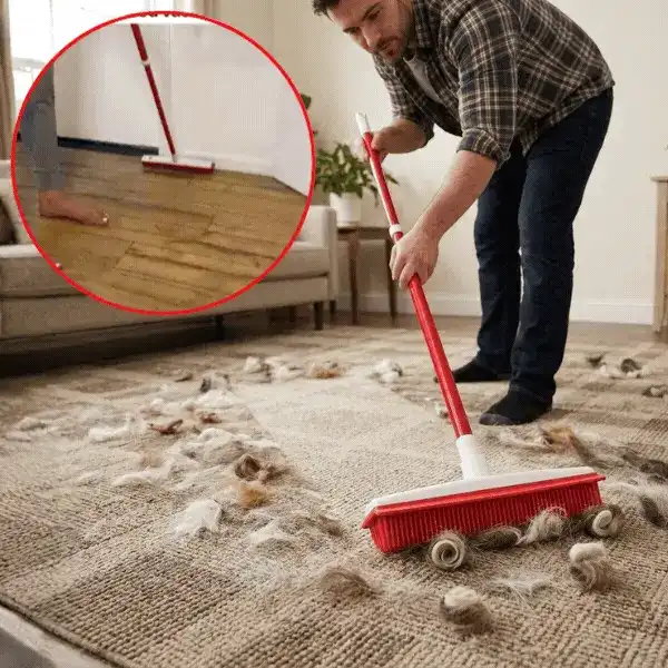 Gumový smeták na odstraňování chlupů, PetBroom - Image 1