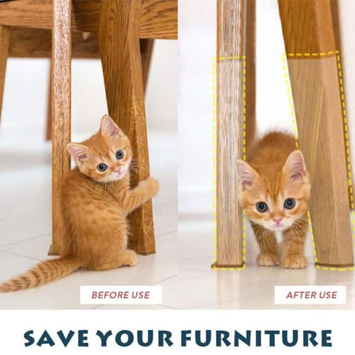 ScratchProtection, průhledná samolepka pro ochranu nábytku před poškrábáním (4 ks) - Image 7
