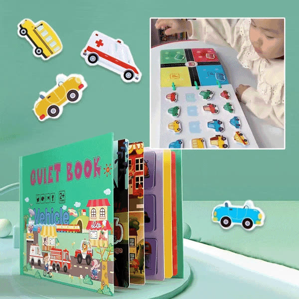 TIHKNJIGA, Interaktivní Montessori kniha se samolepkami - video