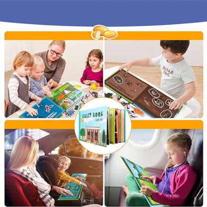 TIHKNJIGA, Interaktivní Montessori kniha se samolepkami - Image 4