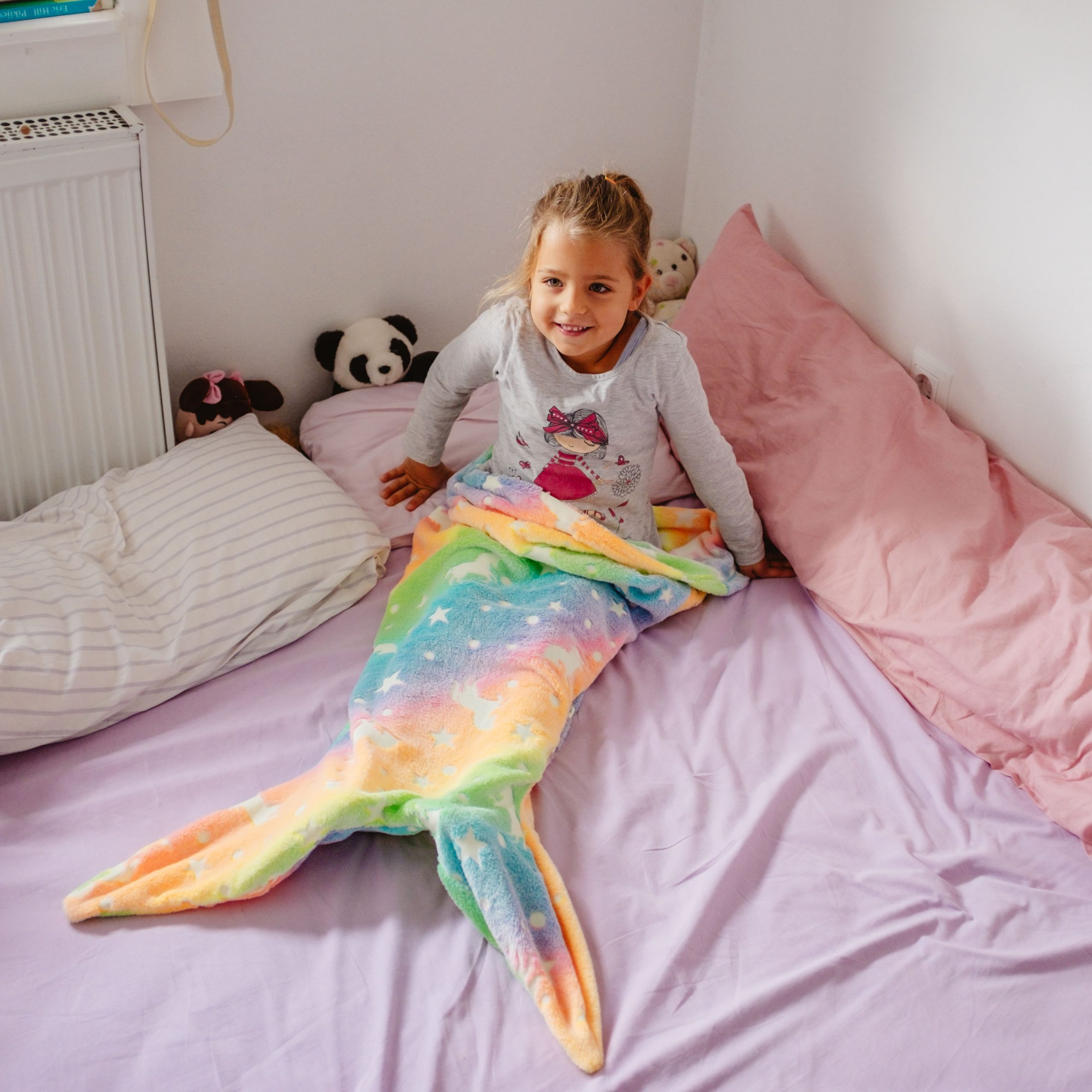 TailsBlanket, deka ve tvaru ocasu mořské panny nebo žraloka - Image 11
