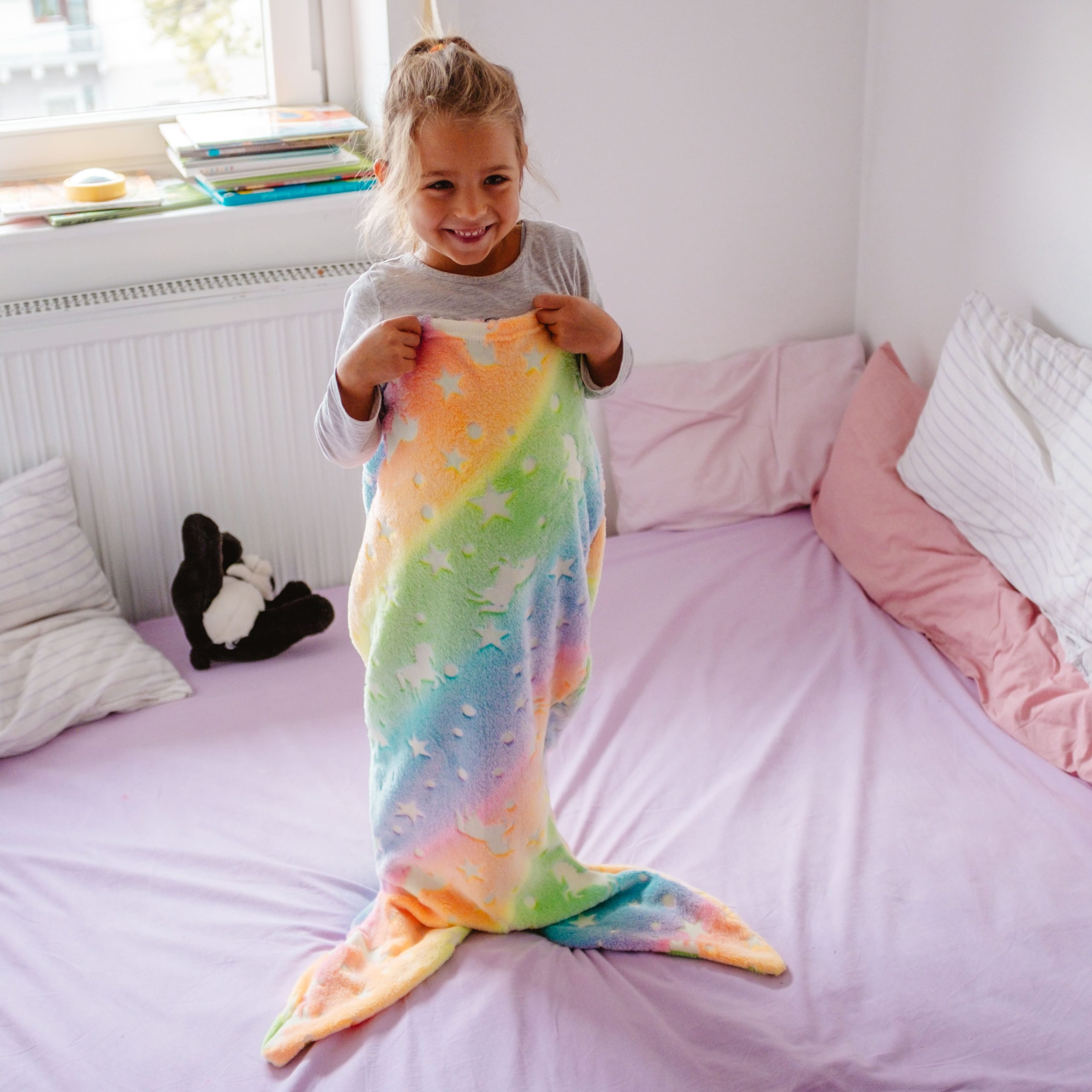 TailsBlanket, deka ve tvaru ocasu mořské panny nebo žraloka - Image 10