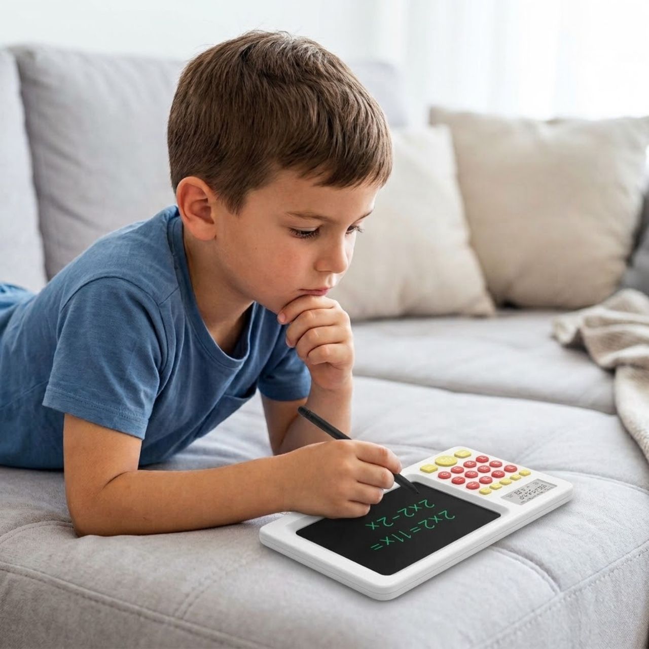 Výukový tablet 2 v 1 s kalkulačkou pro děti, TrainMath - Image 8