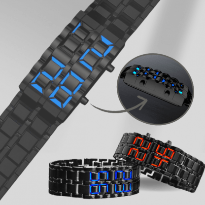 WATCHAIN-TST, TechTime LED náramkové hodinky - Image 2