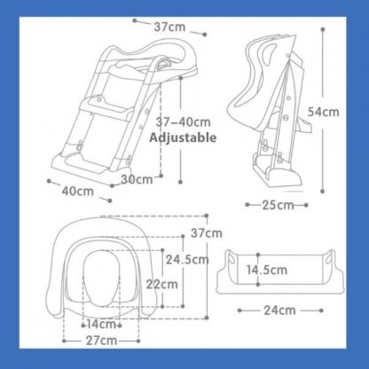 WCSTAIR-TST-PLV, Dětský WC stoleček s žebříkem - Image 3