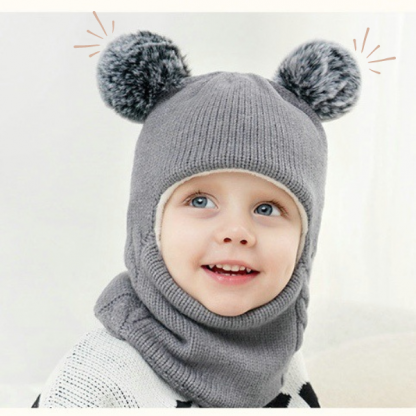 WINHAT-ROZ, CozySnug čepice s šálou pro děti - Image 4
