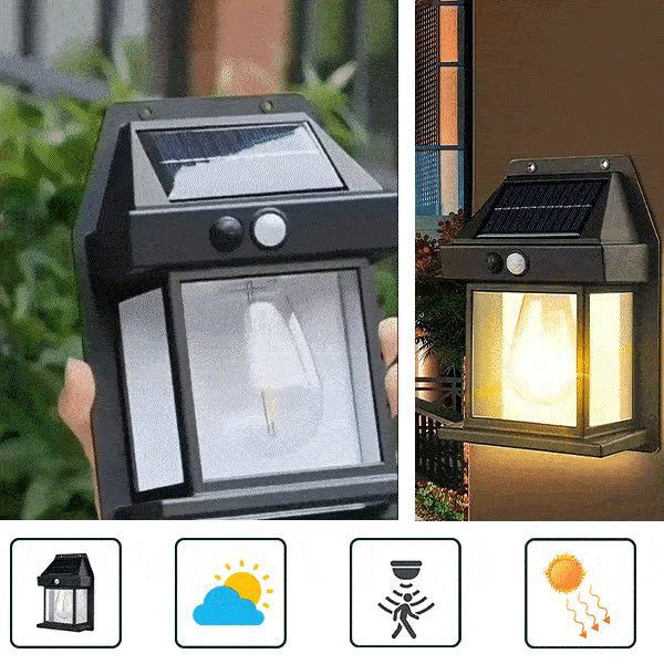 WLAMP, Venkovní solární lampa se senzorem pohybu - video