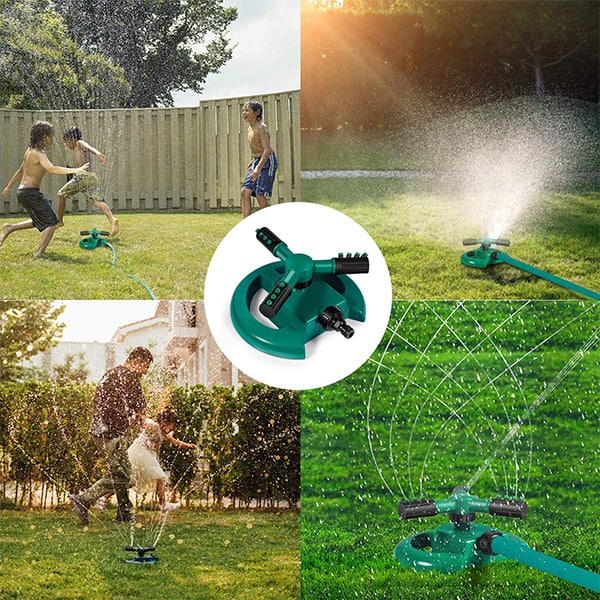 WaterSprinkler, zahradní postřikovač se třemi vidlicemi a 360-stupňovým otáčením - Image 8