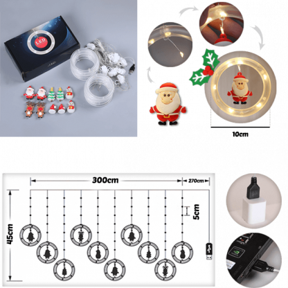 XMASLED, Vánoční LED kroužky s figurkami - Image 3