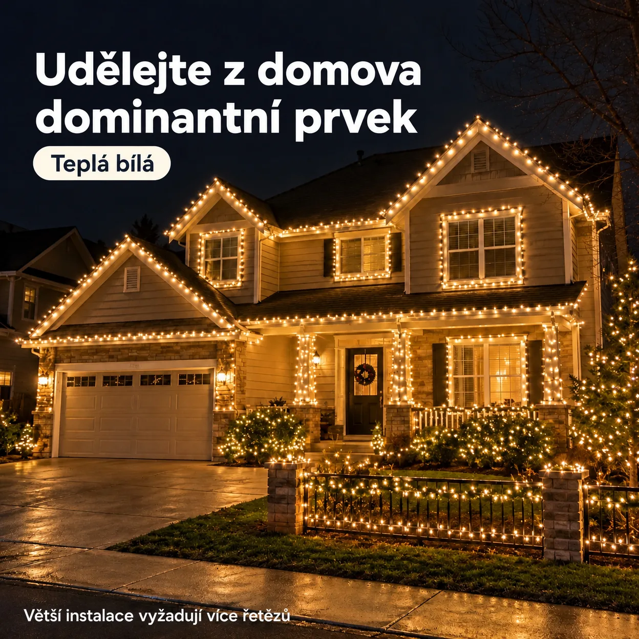 50mLL Světelný řetěz pro slavnostní atmosféru - Image 3