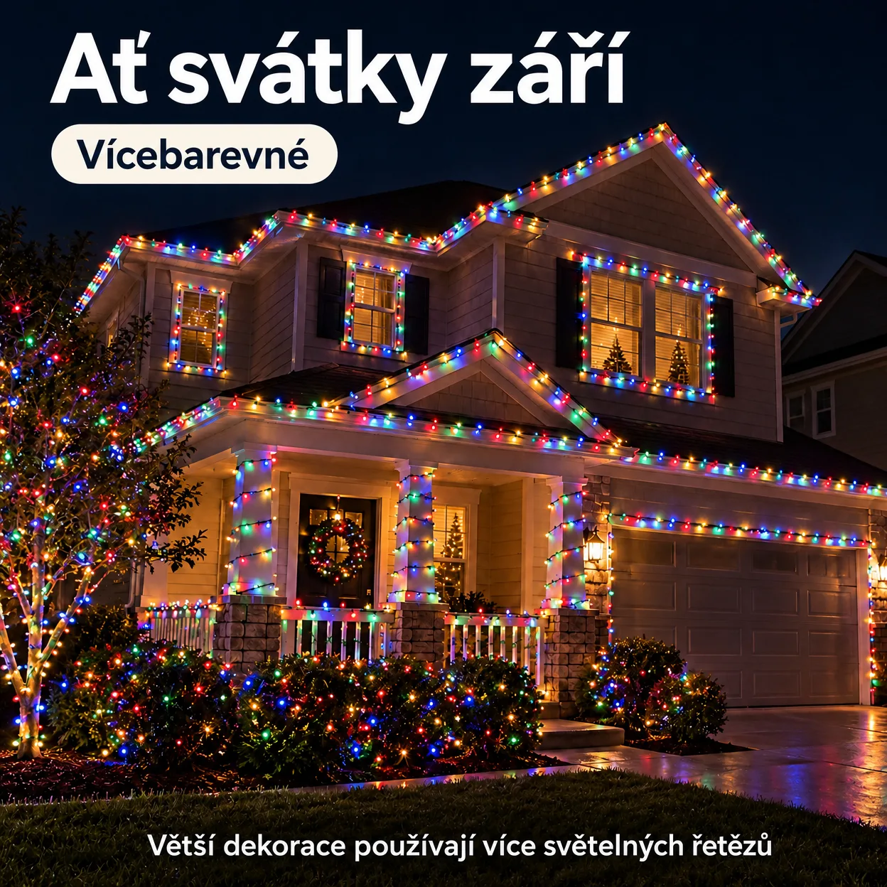 50mLL Světelný řetěz pro slavnostní atmosféru - Image 4
