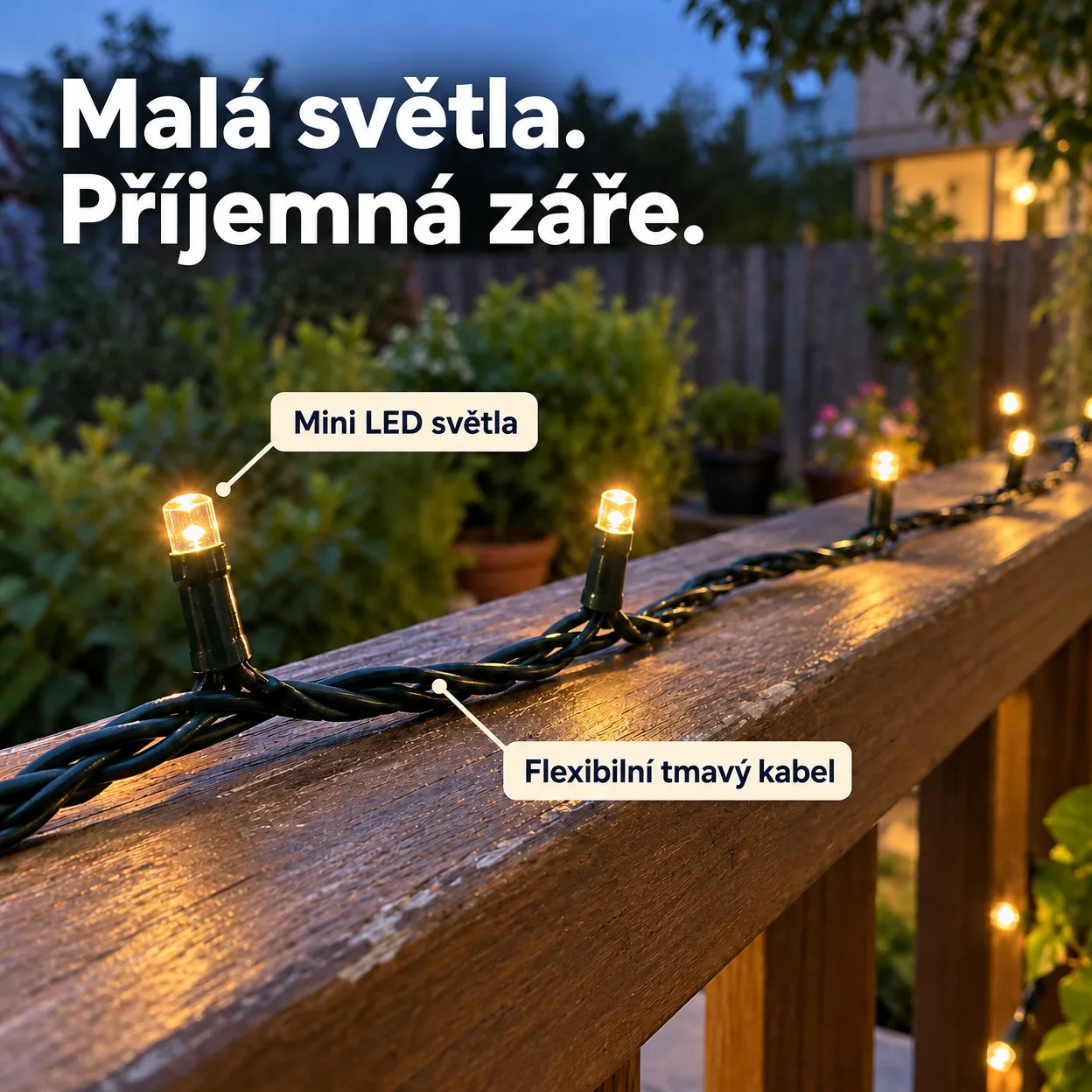 50mLL Světelný řetěz pro slavnostní atmosféru - Image 8