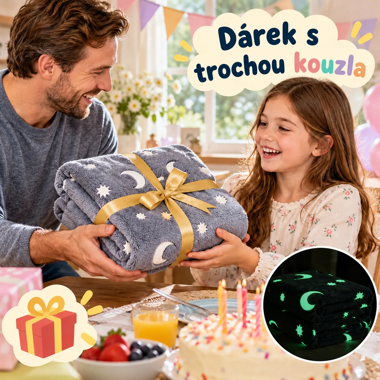 BlanketStar, kouzelná dětská přikrývka, která svítí ve tmě - Image 8