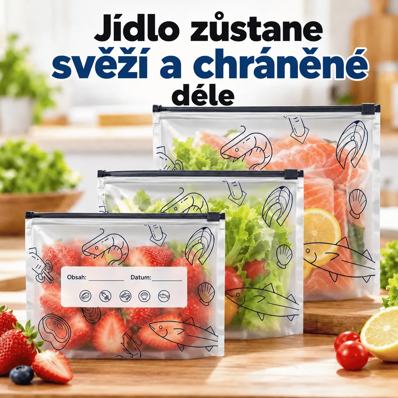 Potraviny zůstanou déle čerstvé a chráněné