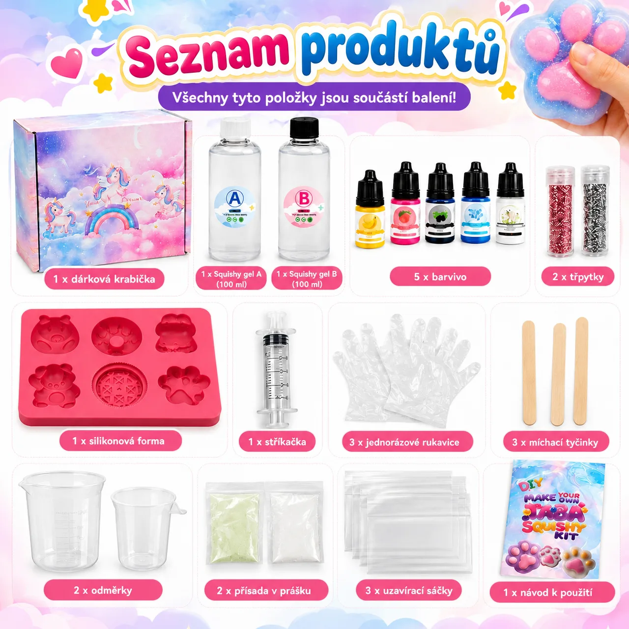 Sada na výrobu DIY figurek, SquishyMaker - Image 7