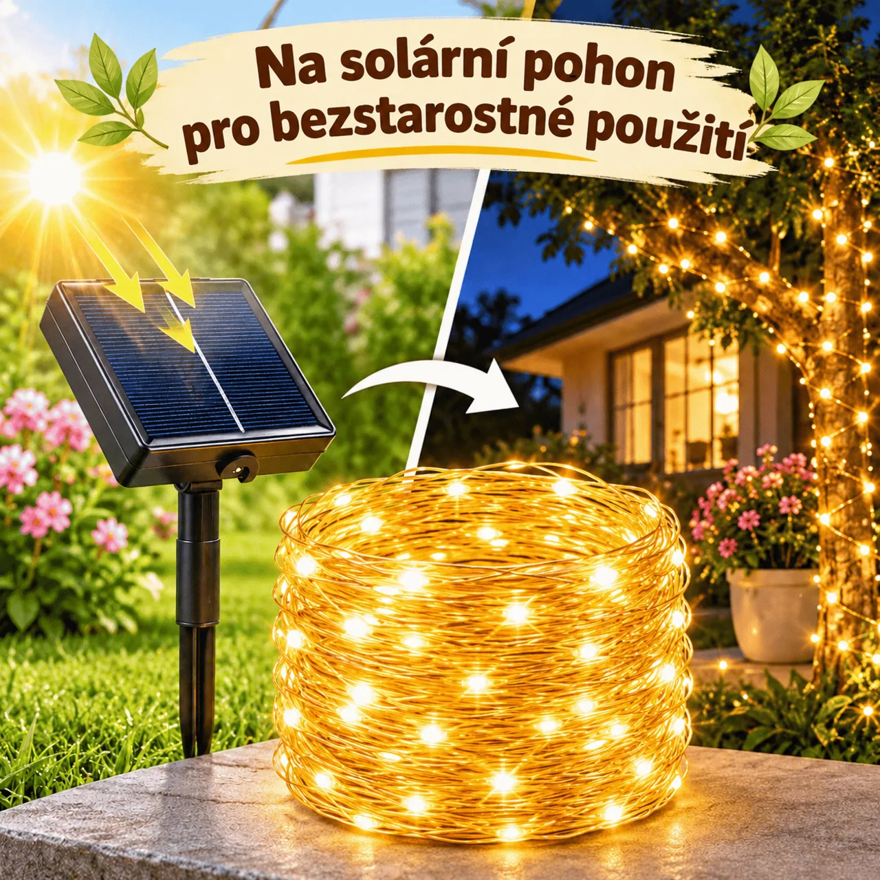 Solární napájení pro bezstarostné používání