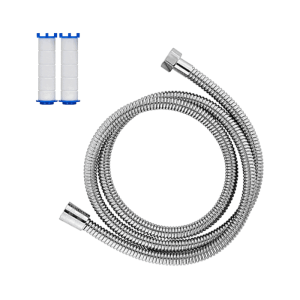 SetShower, flexibilní hadice pro ruční sprchu z nerezavějící oceli + 2x vodní filtr