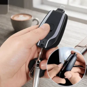 Mini přenosná nabíječka na telefon, KeyCharger